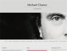 Tablet Screenshot of michaelchancecountertenor.co.uk